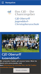Mobile Screenshot of cjd-oberurff.de