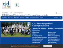 Tablet Screenshot of cjd-oberurff.de